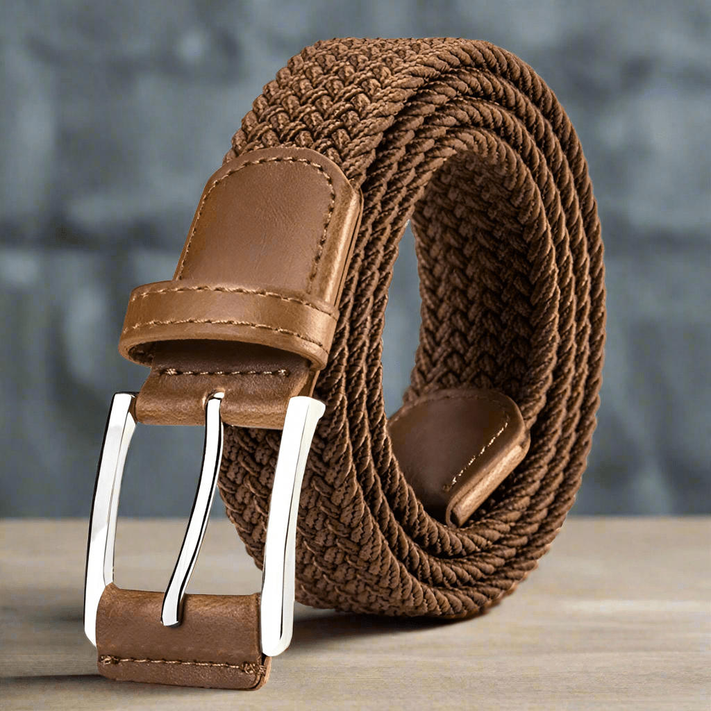 Peter Williams Riding Apparel Braided Belt PW Braided Belt with Leather Finish