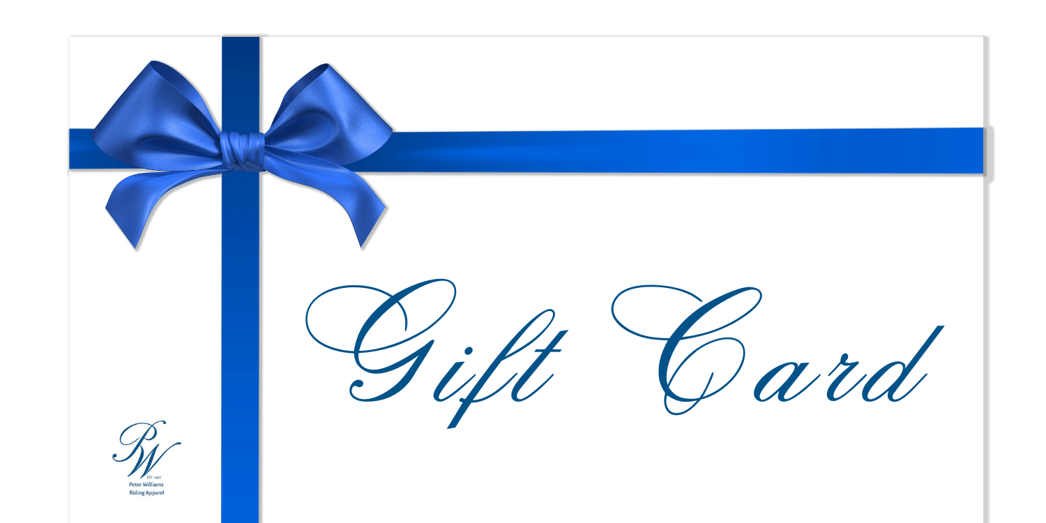 Peter Williams Riding Apparel Gift Card PW Gift Card