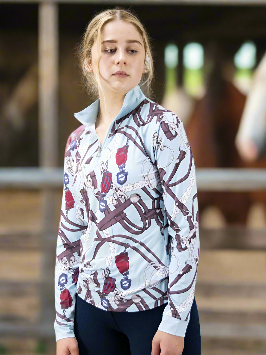 Peter Williams Riding Apparel Riding Apparel & Accessories Madaline Long Sleeve Horse Riding Shirt