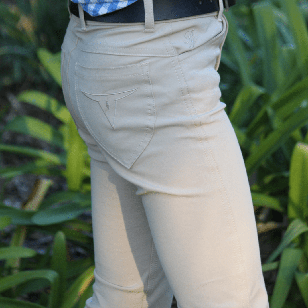 Peter Williams Riding Apparel Riding Pants Dexley Demim Stock Horse Competition Pants - Youth