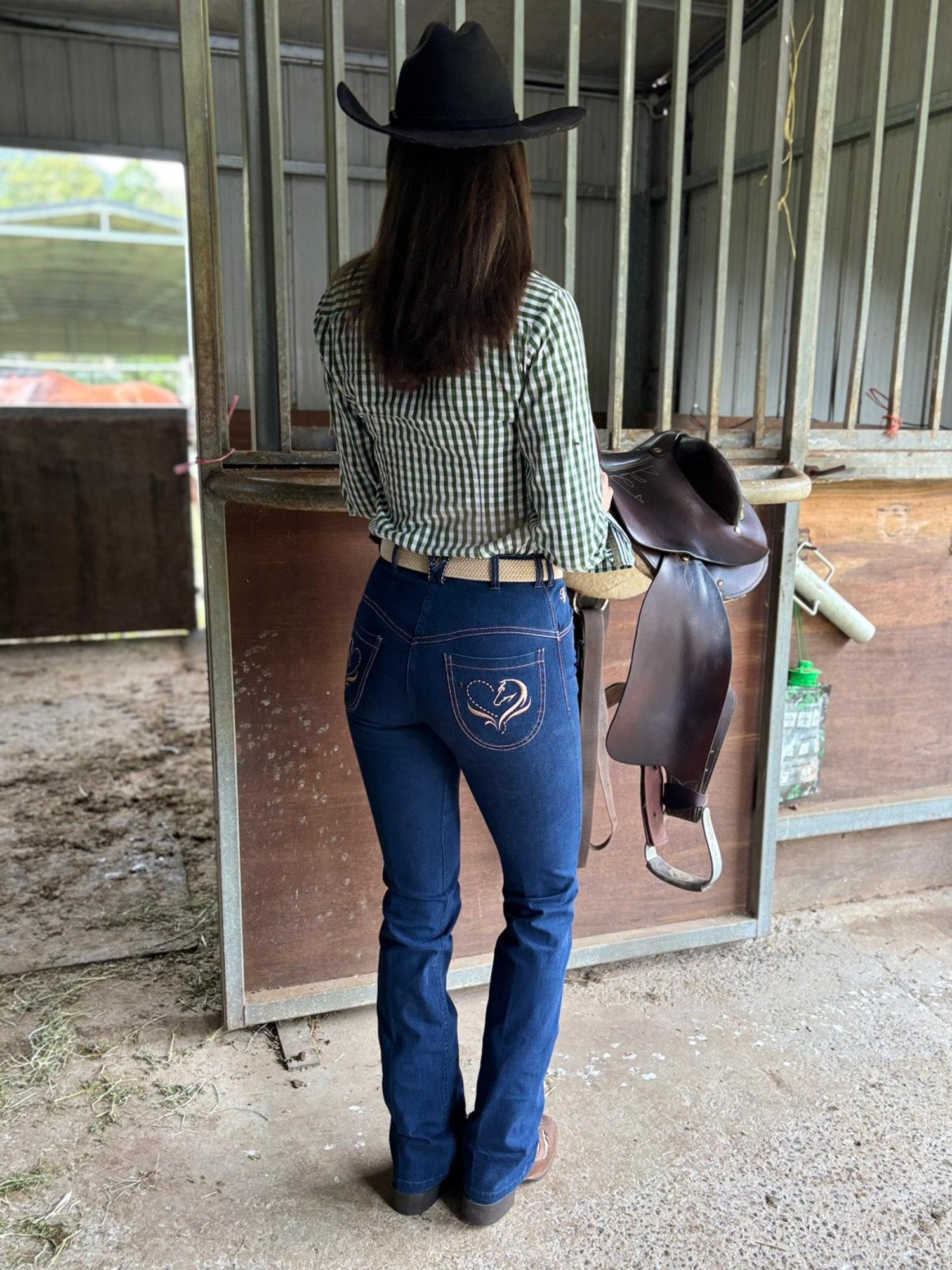 Peter Williams Riding Apparel Western Riding Pants Kendall Denim Horse Riding Jeans - Ladies