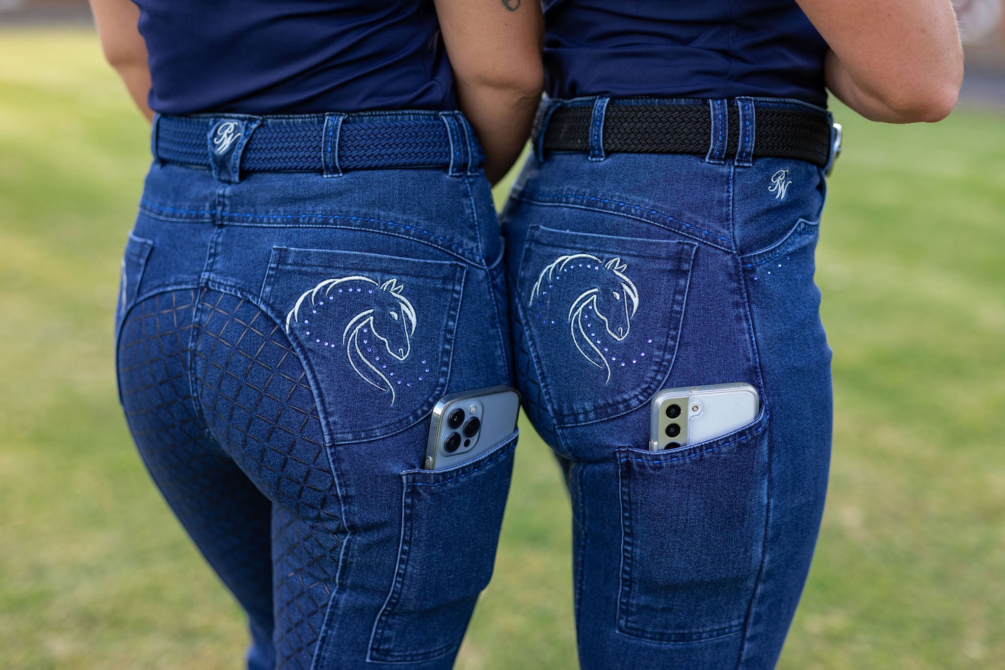 Peter Williams Riding Apparel Breeches Julie Denim Horse Riding Breeches - Ladies