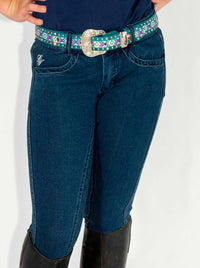 Peter Williams Riding Apparel Breeches Lennox Youth Horse Riding Denim Breeches