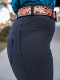 Peter Williams Riding Apparel Western Riding Pants Roxby Horse Riding Jeans - Ladies - BLACK