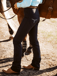 Peter Williams Riding Apparel Western Riding Pants Roxby Horse Riding Jeans - Ladies - BLACK