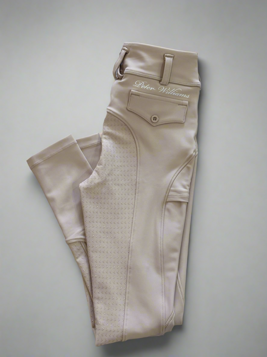 Luxe Performance Riding Breeches Beige