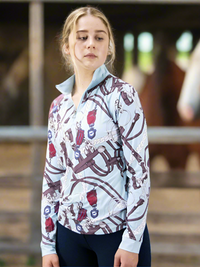 Madaline Long Sleeve Horse Riding Shirt