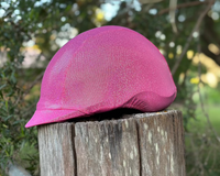 Peter Williams Pink Sparkes Helmet Cover