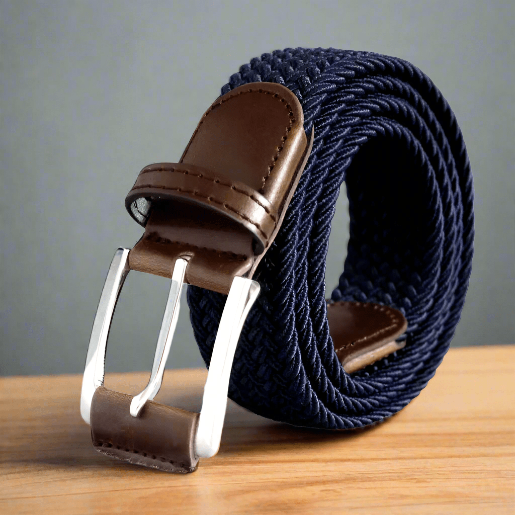 Peter Williams Riding Apparel Braided Belt PW Braided Belt with Leather Finish