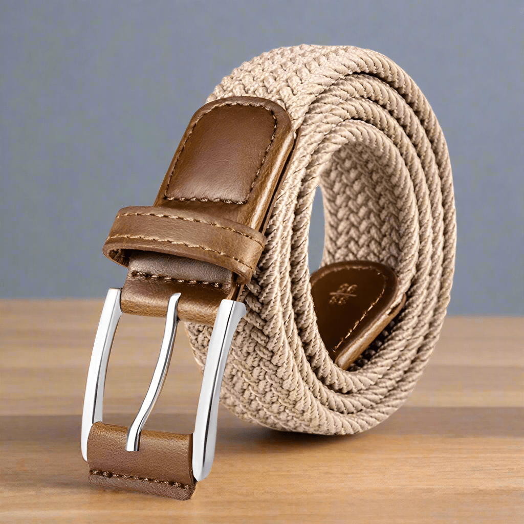 Peter Williams Riding Apparel Braided Belt PW Braided Belt with Leather Finish