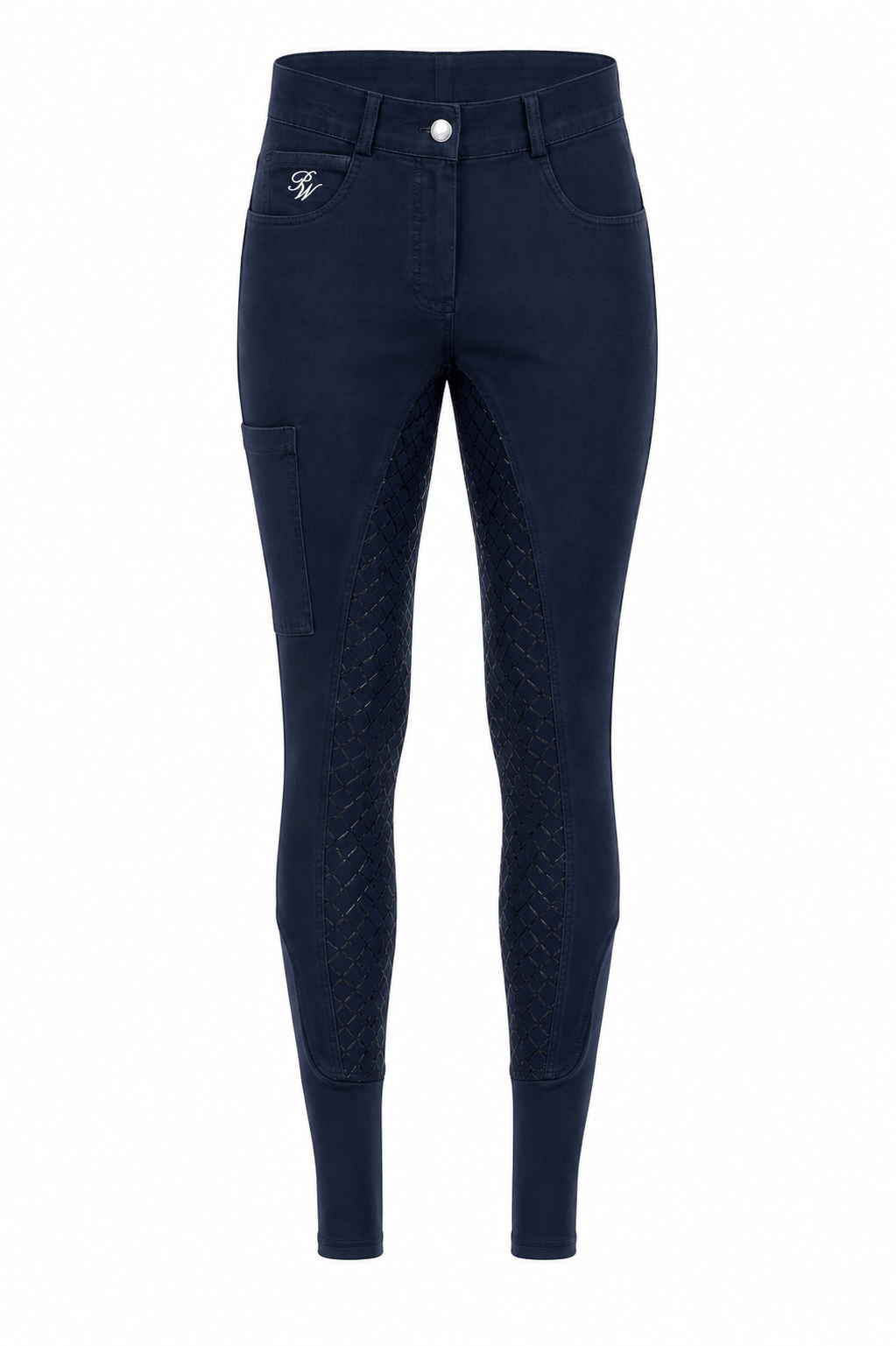Peter Williams Riding Apparel Breeches Jenna - Navy Ladies Denim Riding Breeches | Full Gel Seat