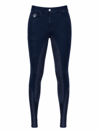 Peter Williams Riding Apparel Breeches Jodie - Navy Ladies Denim Riding Breeches | Full Suede Seat