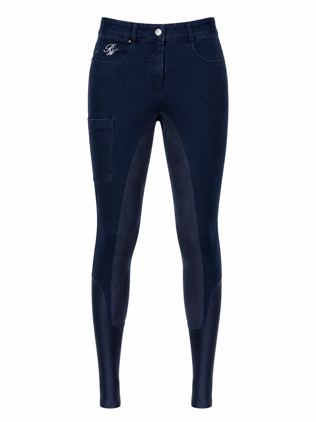 Peter Williams Riding Apparel Breeches Jodie - Navy Ladies Denim Riding Breeches | Full Suede Seat