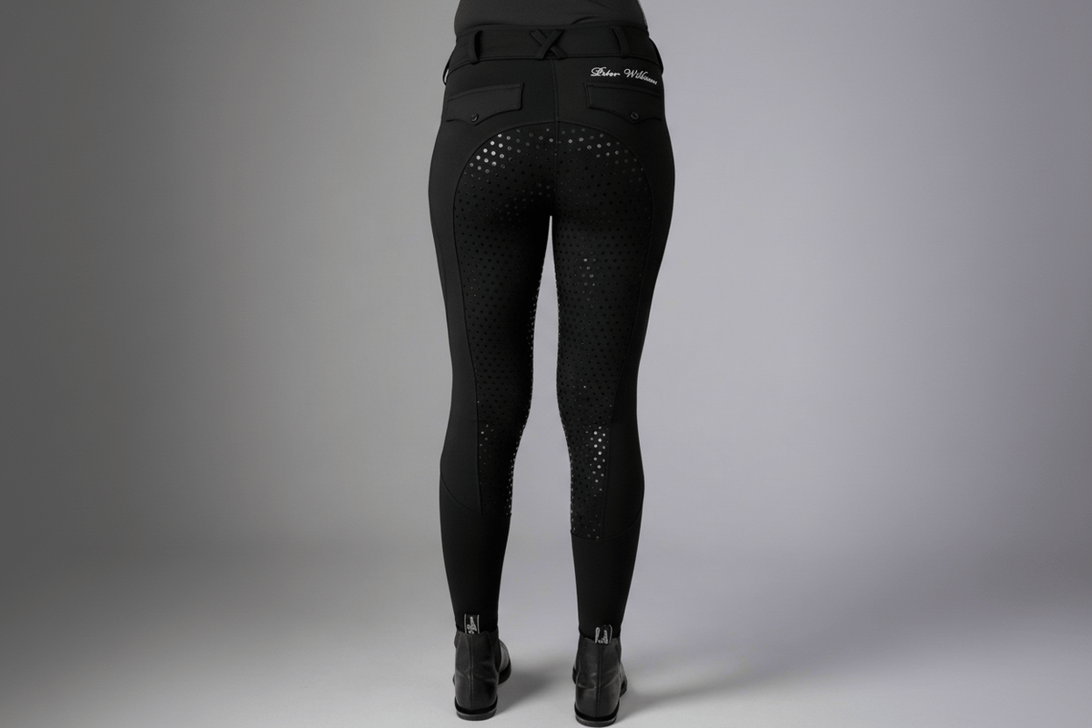 Peter Williams Riding Apparel Breeches Luxe Performance Riding Tights - Black