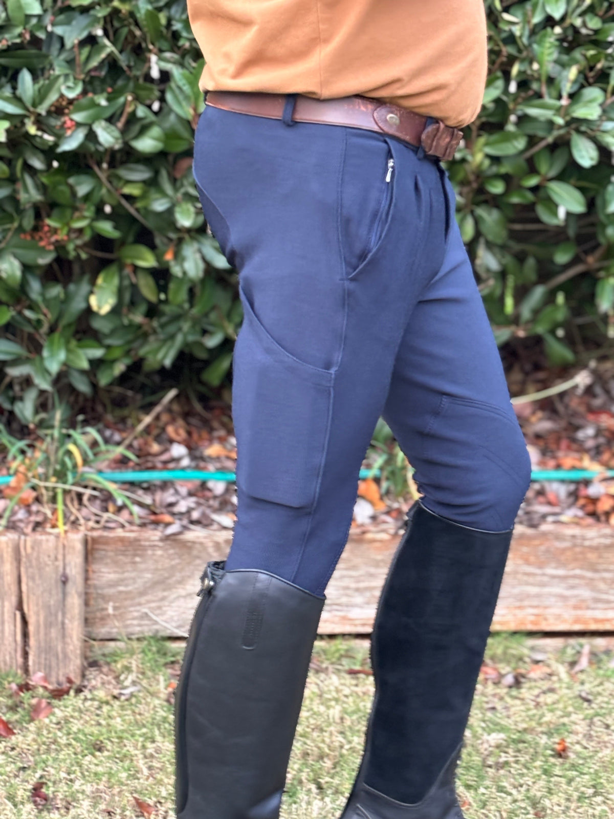 Peter Williams Riding Apparel Horse Riding Jodhpurs Cross Country Ribbed Mens Riding Jodhpurs