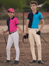 Peter Williams Riding Apparel Horse Riding Jodhpurs Pull On Jodhpurs - Gel Seat - Children