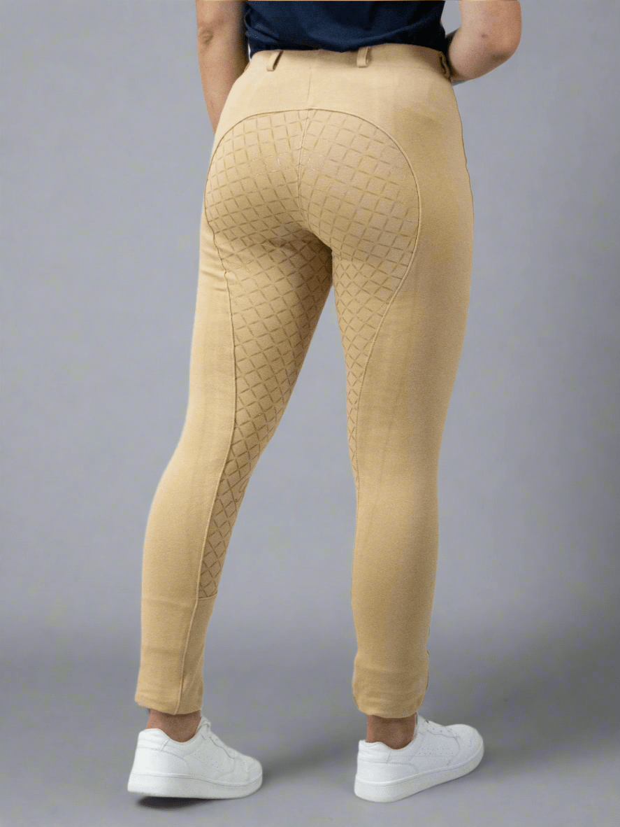 Peter Williams Riding Apparel Horse Riding Jodhpurs Pull On Riding Jodhpurs with Gel Seat - Ladies