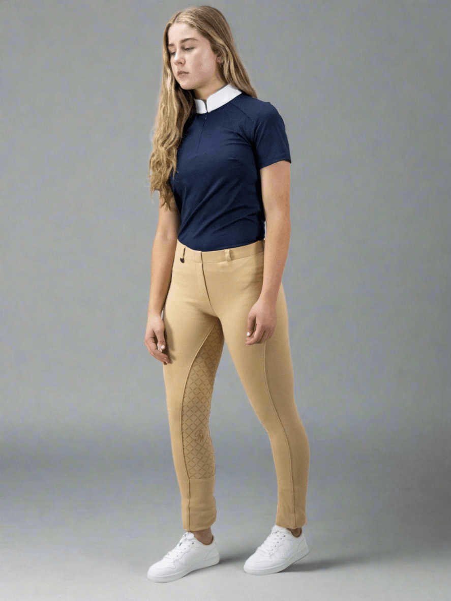 Peter Williams Riding Apparel Horse Riding Jodhpurs Pull On Riding Jodhpurs with Gel Seat - Ladies