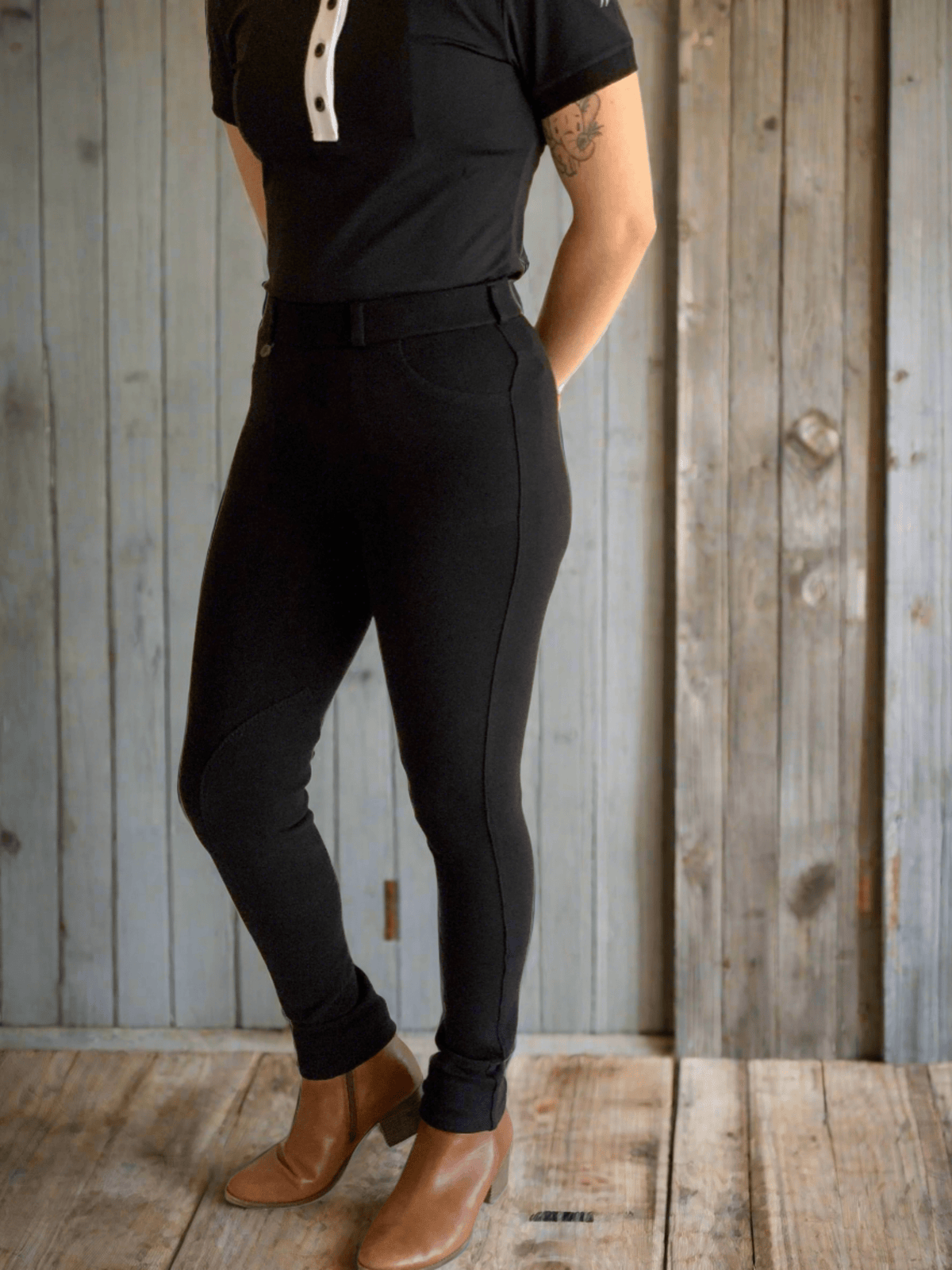 Peter Williams Riding Apparel Horse Riding Jodhpurs Ultimate Pull On Riding Jodhpurs - Ladies