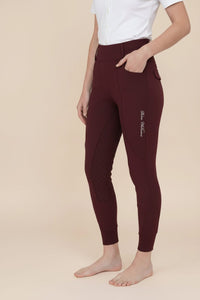 Peter Williams Riding Apparel Horse Riding Tights Ladies Riding Tights - Red Wine
