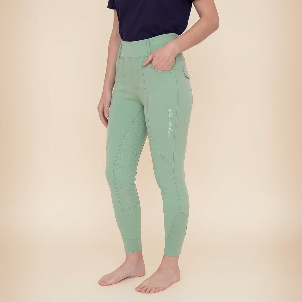 Peter Williams Riding Apparel Horse Riding Tights Sea Green Riding Tights - Ladies