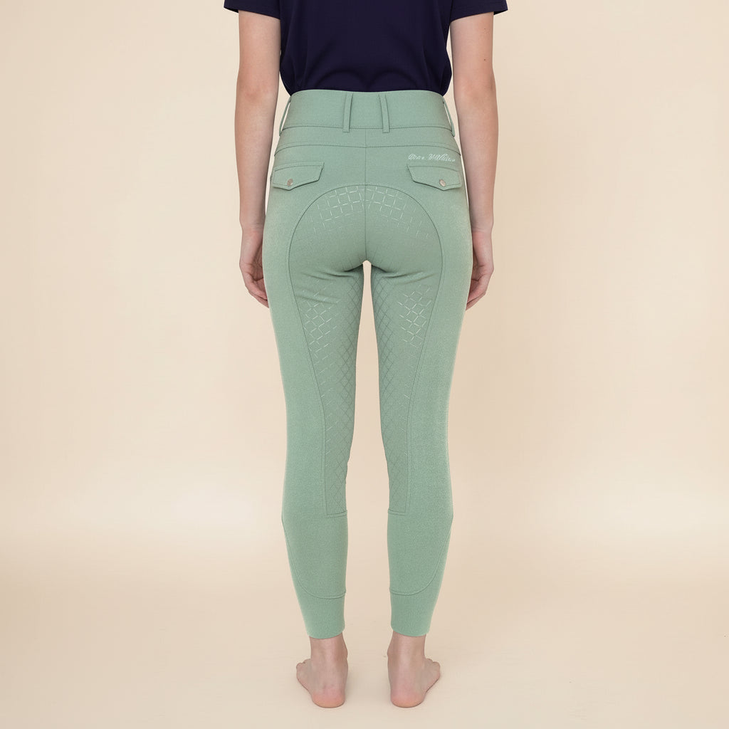 Peter Williams Riding Apparel Horse Riding Tights Sea Green Riding Tights - Ladies
