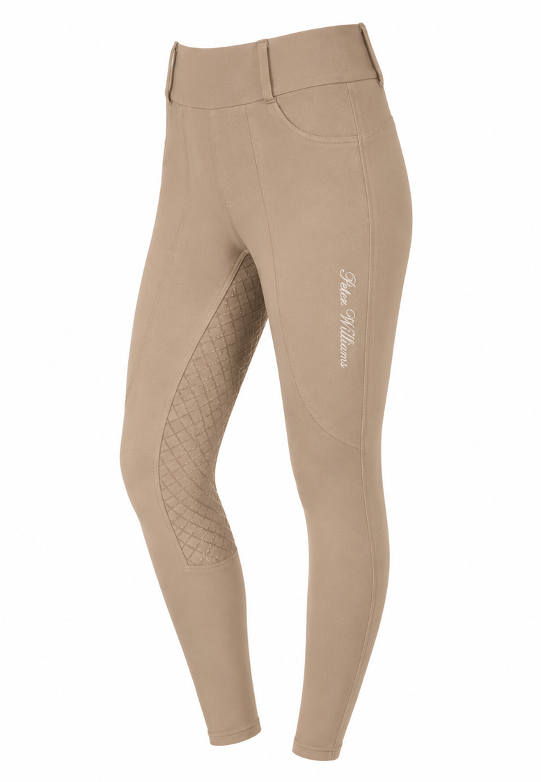 Peter Williams Riding Apparel Horse Riding Tights Show Riding Tights - Ladies - Beige