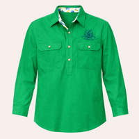 Peter Williams Riding Apparel Long Sleeve Shirt Workwear Shirt - Green