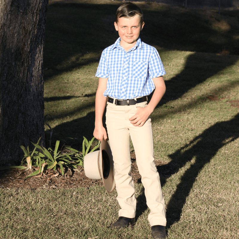 Peter Williams Riding Apparel Riding Pants Dexley Demim Stock Horse Competition Pants - Youth
