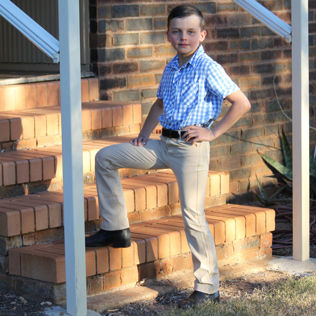 Peter Williams Riding Apparel Riding Pants Dexley Demim Stock Horse Competition Pants - Youth