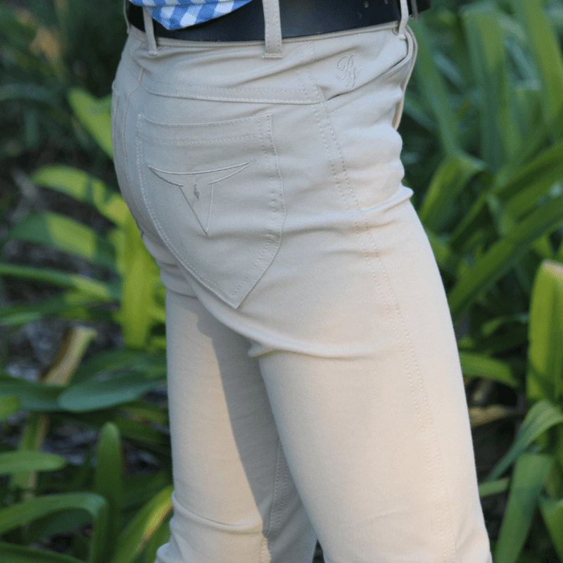 Peter Williams Riding Apparel Riding Pants Dexley Demim Stock Horse Competition Pants - Youth