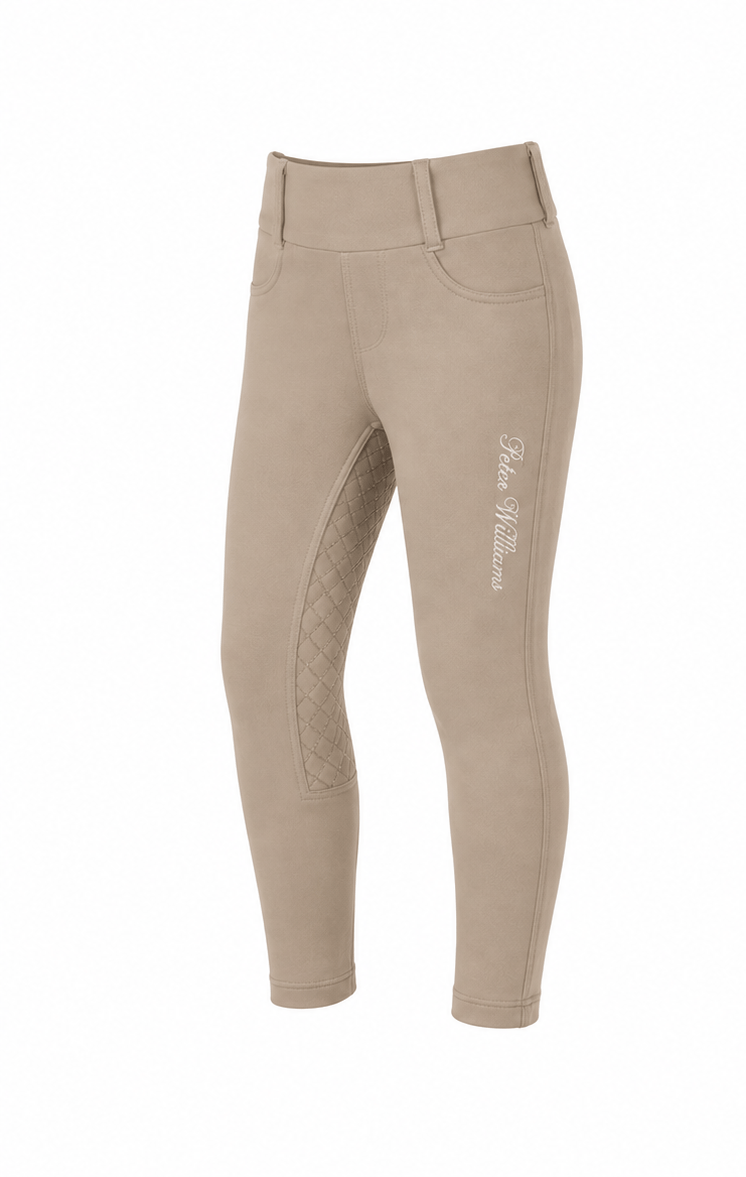 Peter Williams Riding Apparel Riding Pants Kids Beige Riding Tights