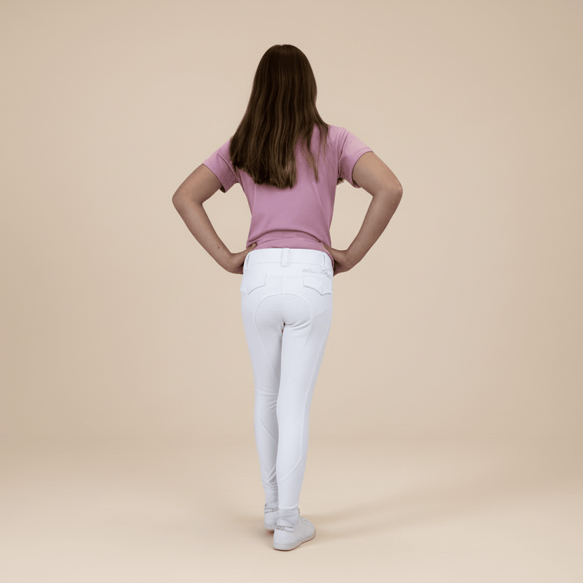 Peter Williams Riding Apparel Riding Pants Luxe Riding Tights - White