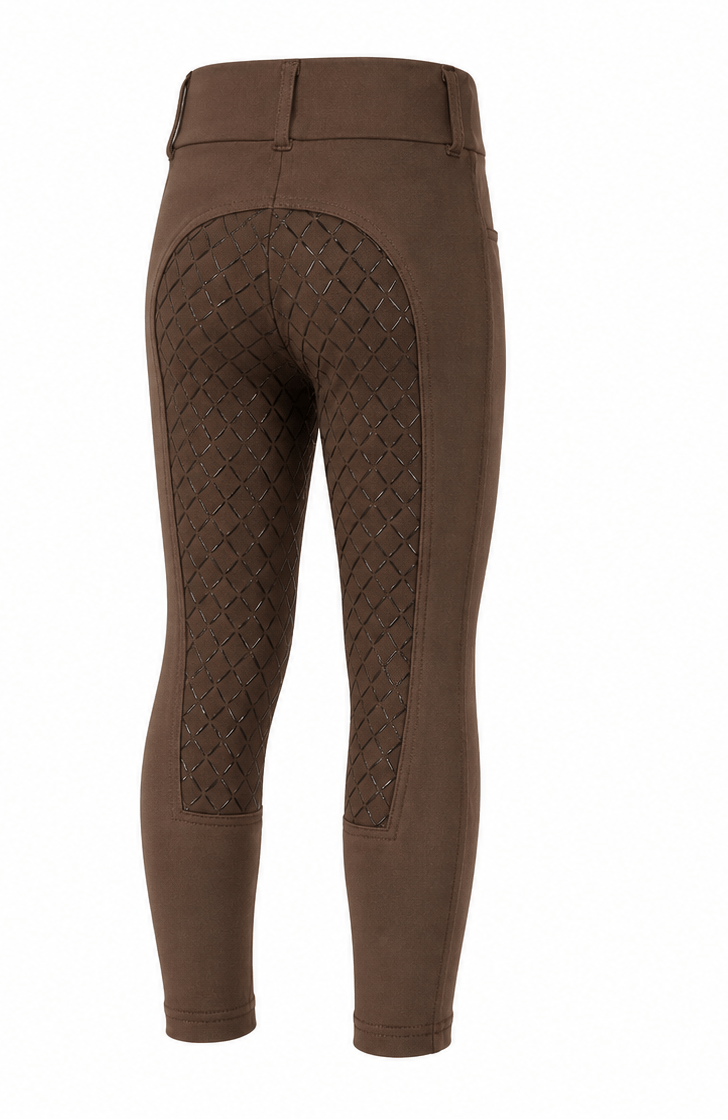 Peter Williams Riding Apparel Riding Pants Milk Chocolate Kids Riding Tights