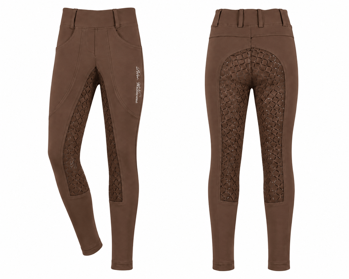 Peter Williams Riding Apparel Riding Pants Milk Chocolate Kids Riding Tights