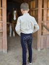 Peter Williams Riding Apparel Riding Pants NEW Pull On Jodhpurs - Storm Rider - Children