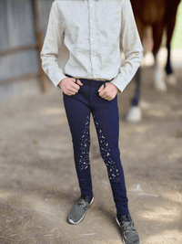 Peter Williams Riding Apparel Riding Pants NEW Pull On Jodhpurs - Storm Rider - Children