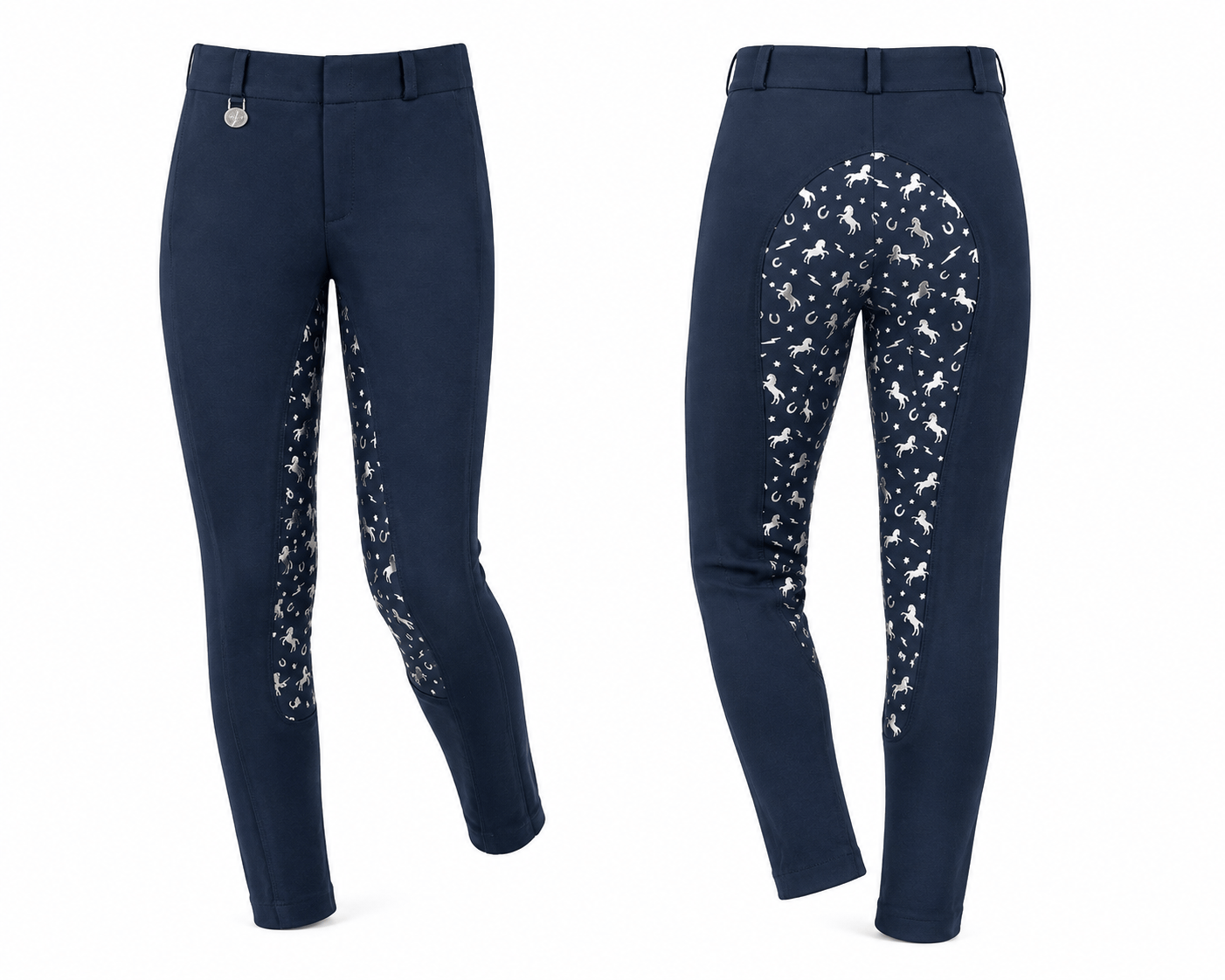 Peter Williams Riding Apparel Riding Pants Pull On Jodhpurs - Storm Rider - Navy