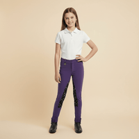 Peter Williams Riding Apparel Riding Pants Pull On Jodhpurs - Storm Rider - Purple