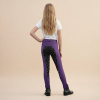 Peter Williams Riding Apparel Riding Pants Pull On Jodhpurs - Storm Rider - Purple