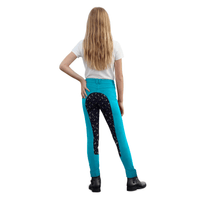 Peter Williams Riding Apparel Riding Pants Pull On Jodhpurs - Storm Rider - Turquoise