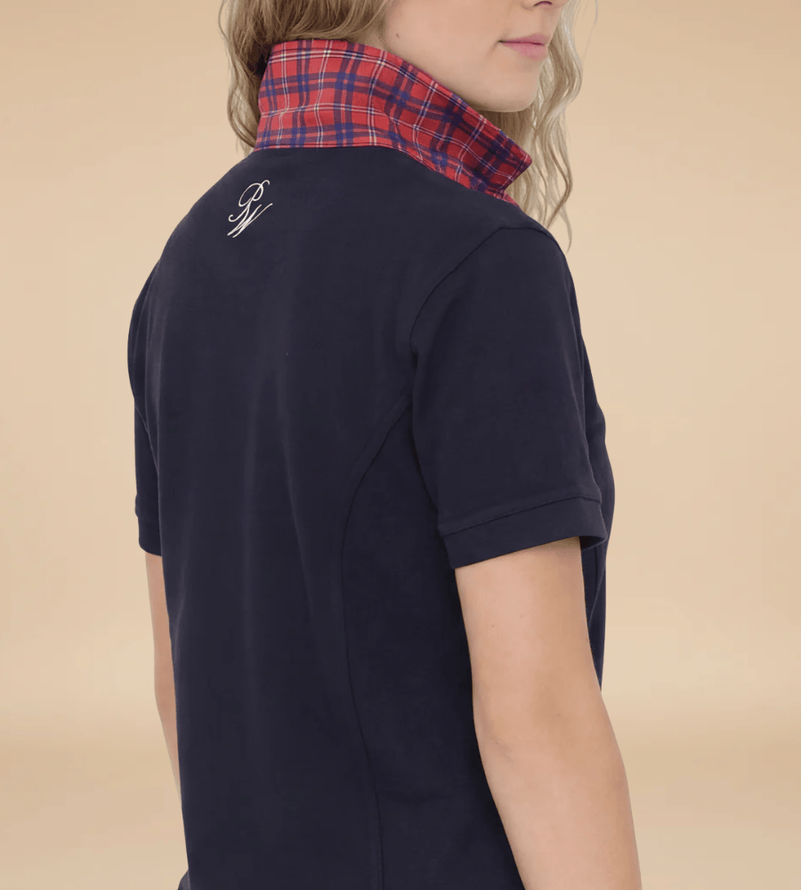 Peter Williams Riding Apparel Riding Shirts Ladies Polo Shirt - Navy Blue