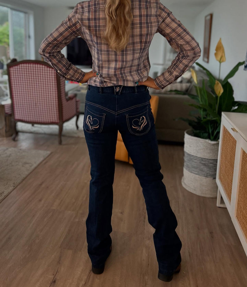 Peter Williams Riding Apparel Western Riding Pants Kendall Denim Horse Riding Jeans - Ladies