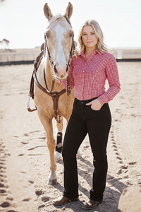 Peter Williams Riding Apparel Western Riding Pants Sophia Horse Riding Jeans - Black