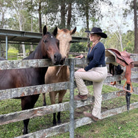 Peter Williams Riding Apparel Western Riding Pants Sophia Horse Riding Jeans - Khaki