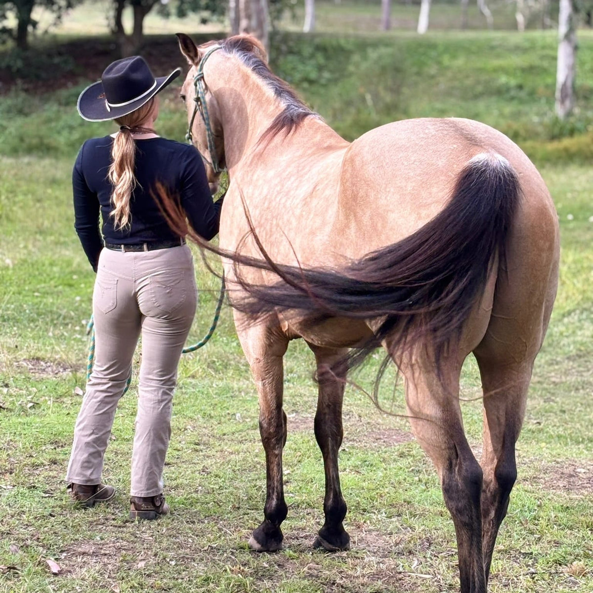 Peter Williams Riding Apparel Western Riding Pants Sophia Horse Riding Jeans - Khaki