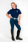 PW Lennox Youth Denim Breeches - Peter Williams Riding Apparel