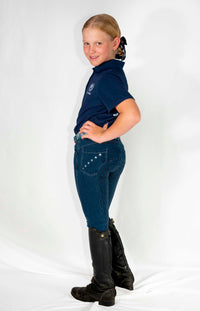 PW Lennox Youth Denim Breeches - Peter Williams Riding Apparel