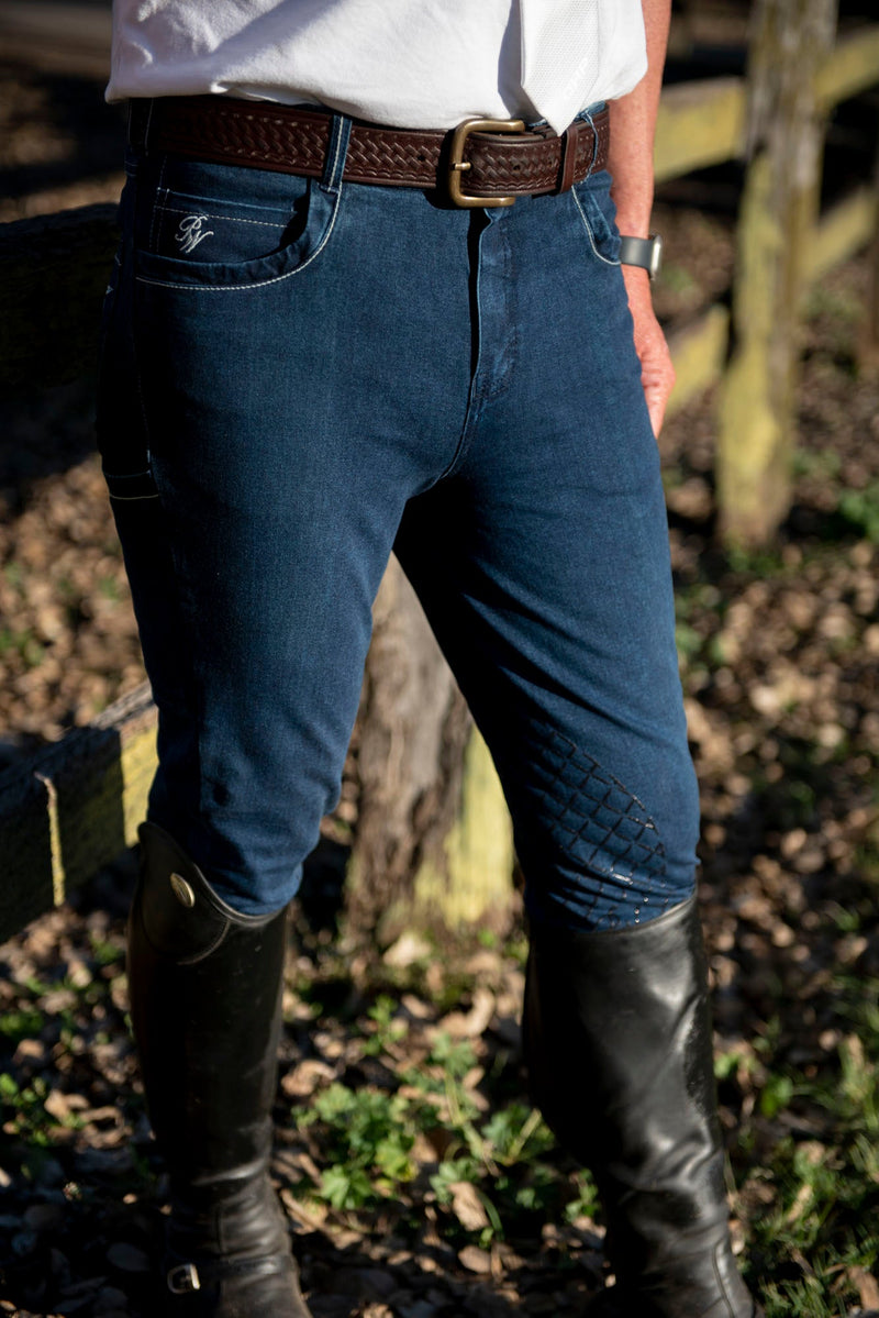 PW Ashford Men's Denim Breeches - Peter Williams Riding Apparel