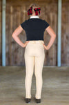 Show Riding Tights - Youth - Peter Williams Riding Apparel - Cream back